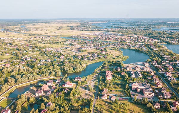 community aerial view | hoa management