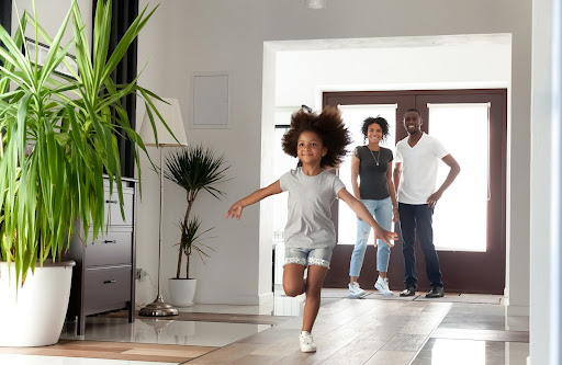 family in a new house | moving into an HOA community