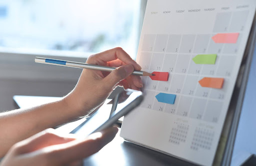 calendar notes | hoa annual calendar