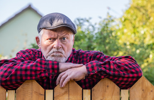 angry old man | aggressive homeowners in HOA